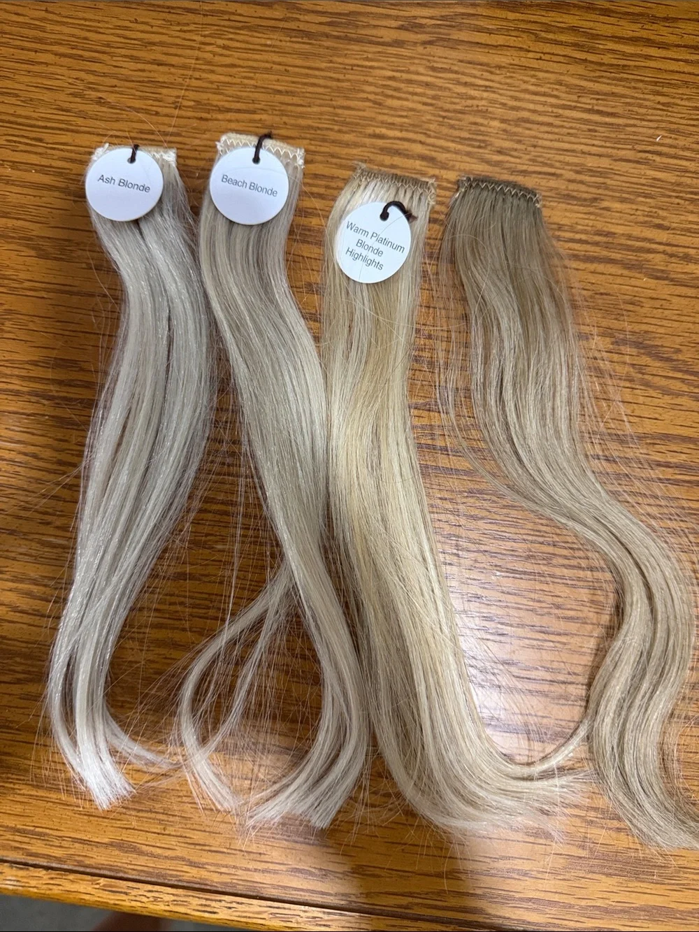 Bombay Hair- Variety Blonde Swatches
